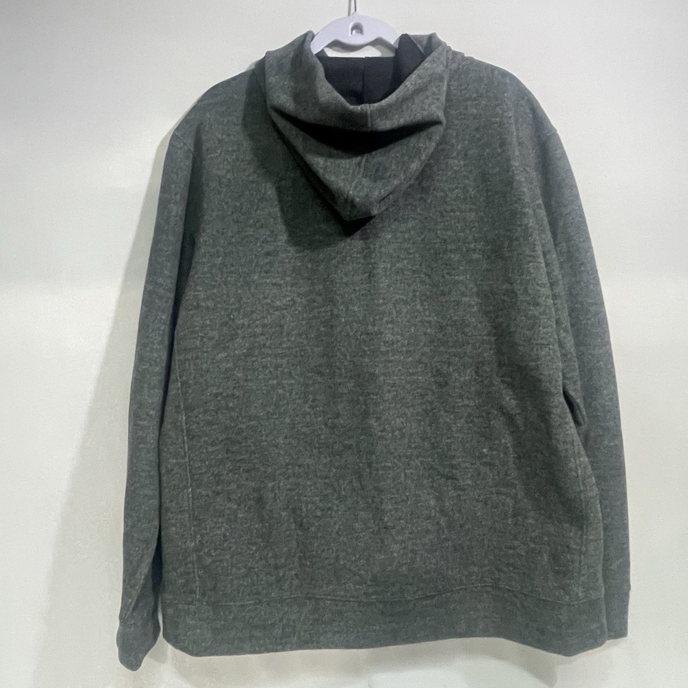 JACHS New York - Soft Wool Blend Pullover Gray Hoodie Mens Large - Picture 7 of 8
